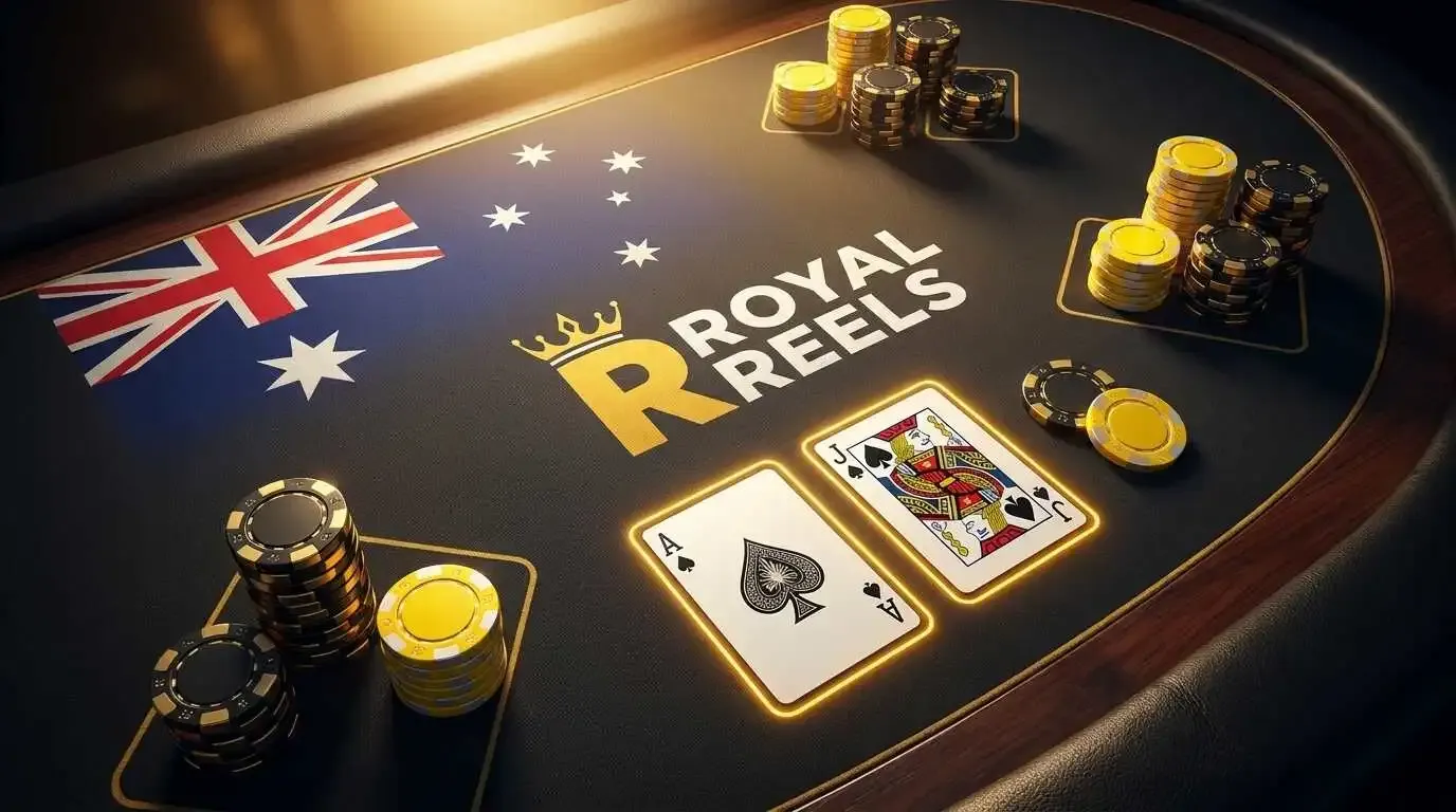 Blackjack table with cards and 2 (1)