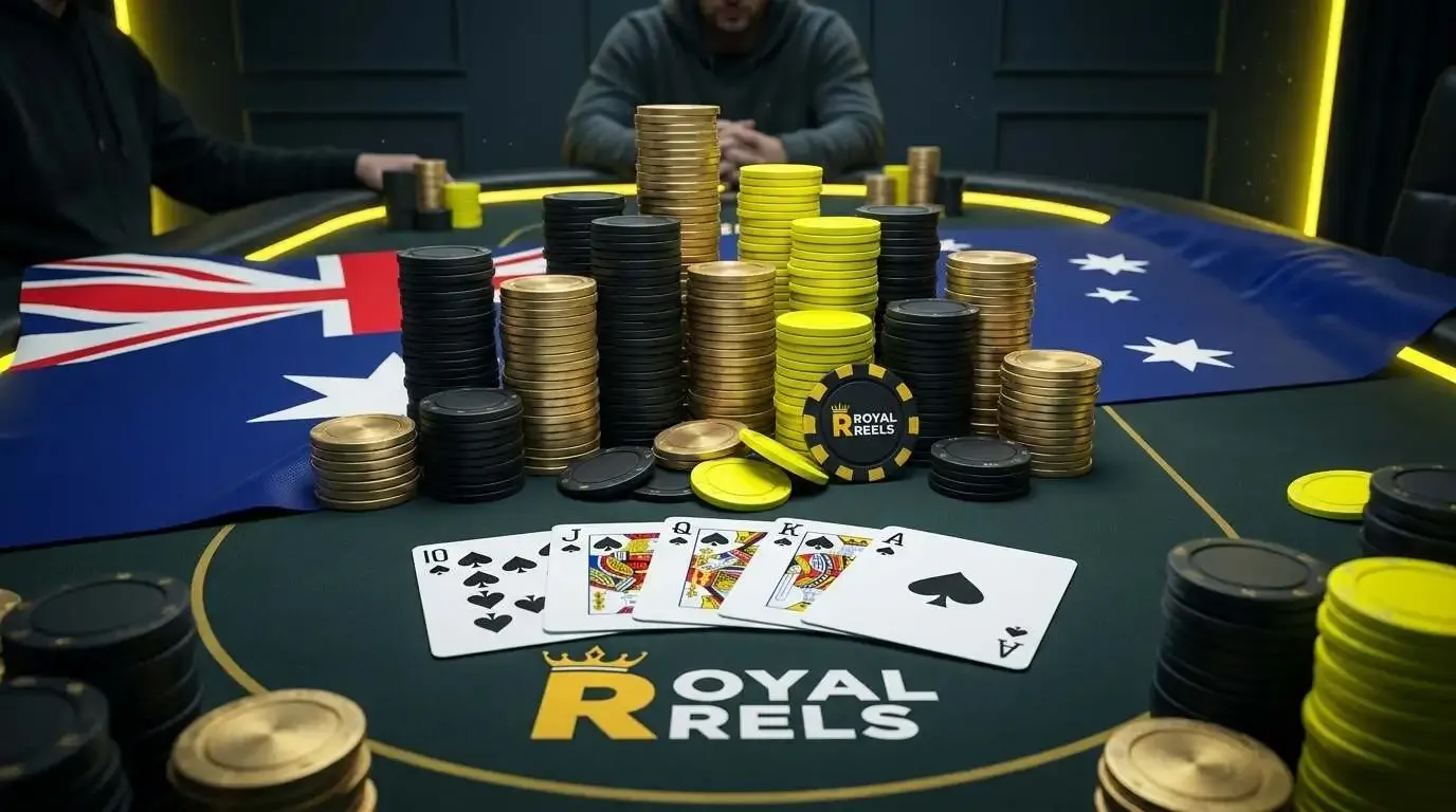 Royal Flush poker chips pot 2026